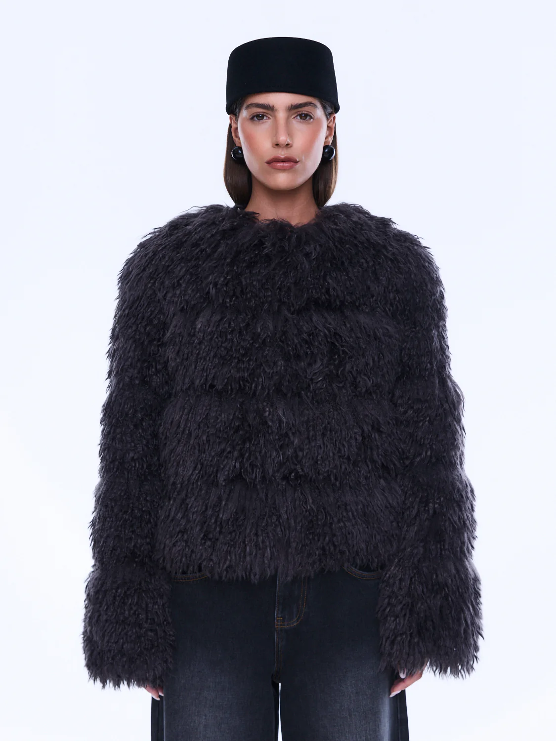 CAITY FAUX FUR JACKET - Image 5
