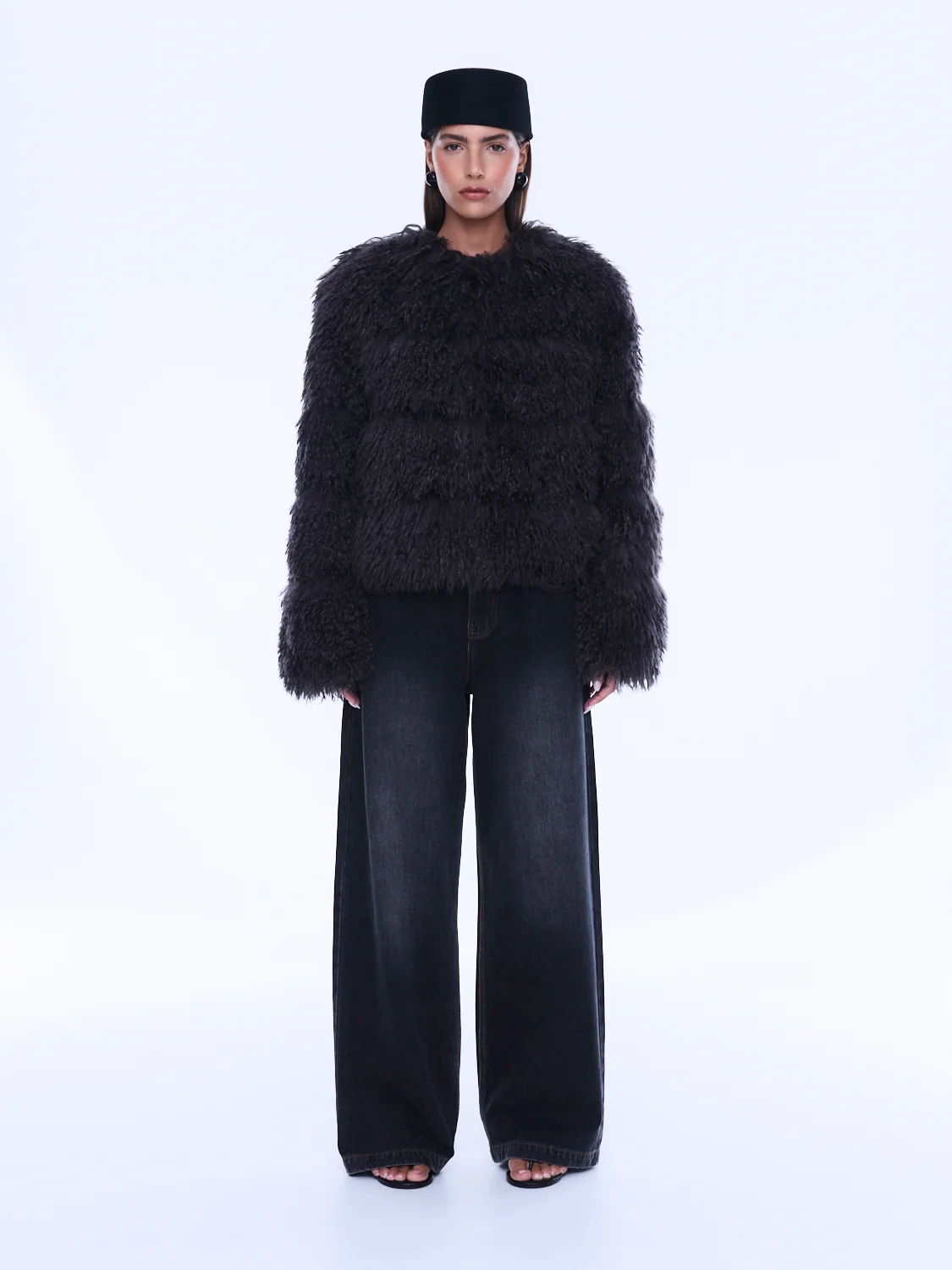 CAITY FAUX FUR JACKET - Image 7