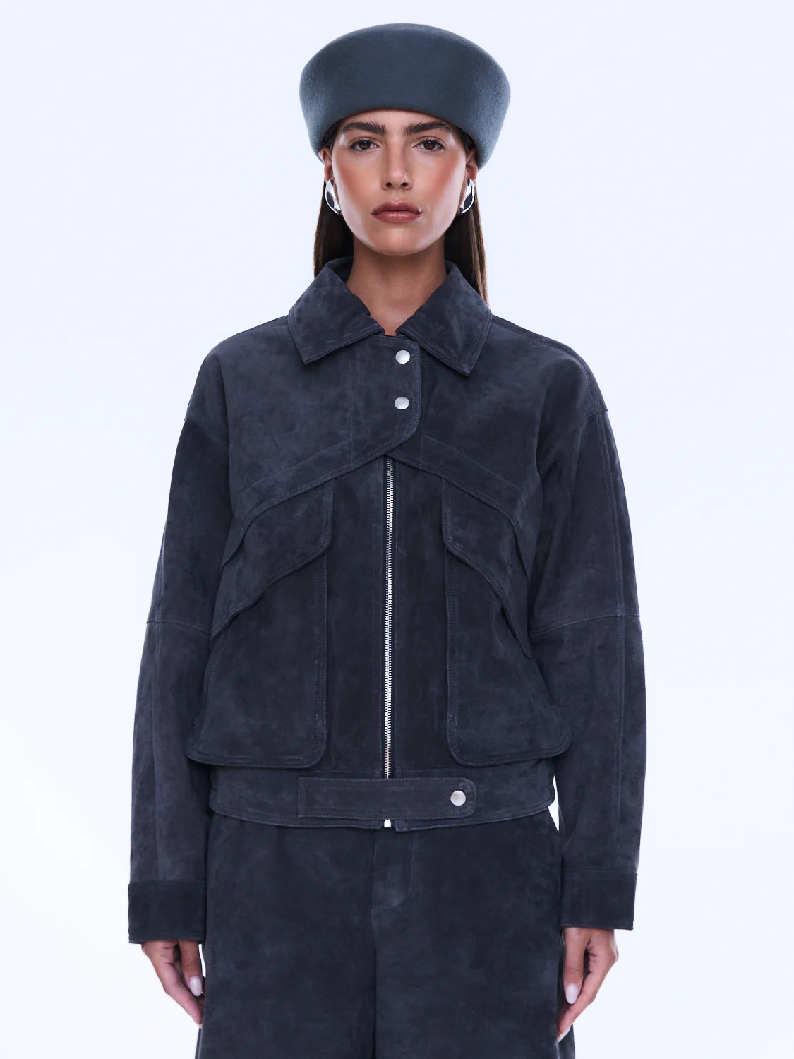 EMMA UTILITY SUEDE JACKET - Image 5