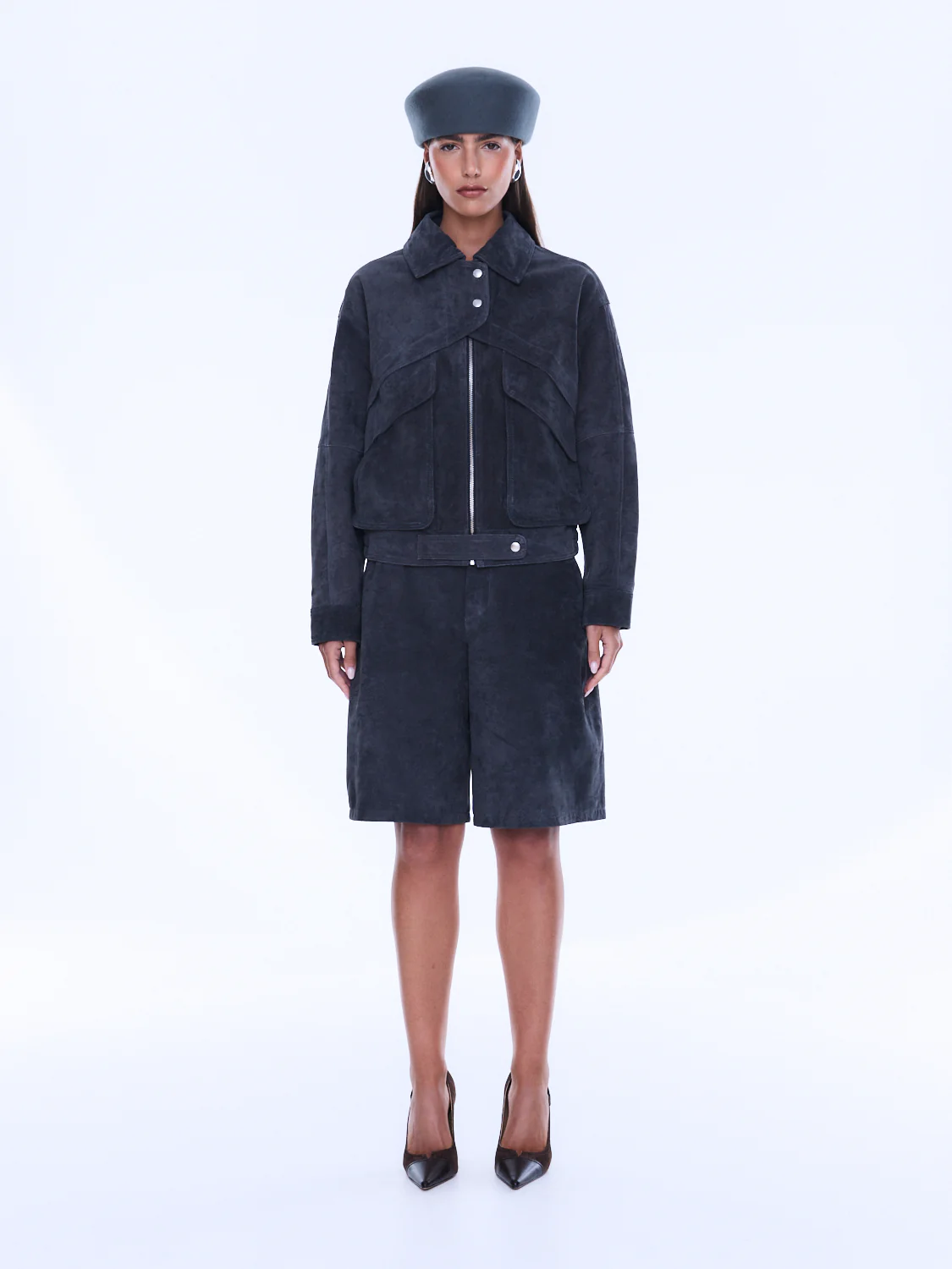 EMMA UTILITY SUEDE JACKET - Image 6
