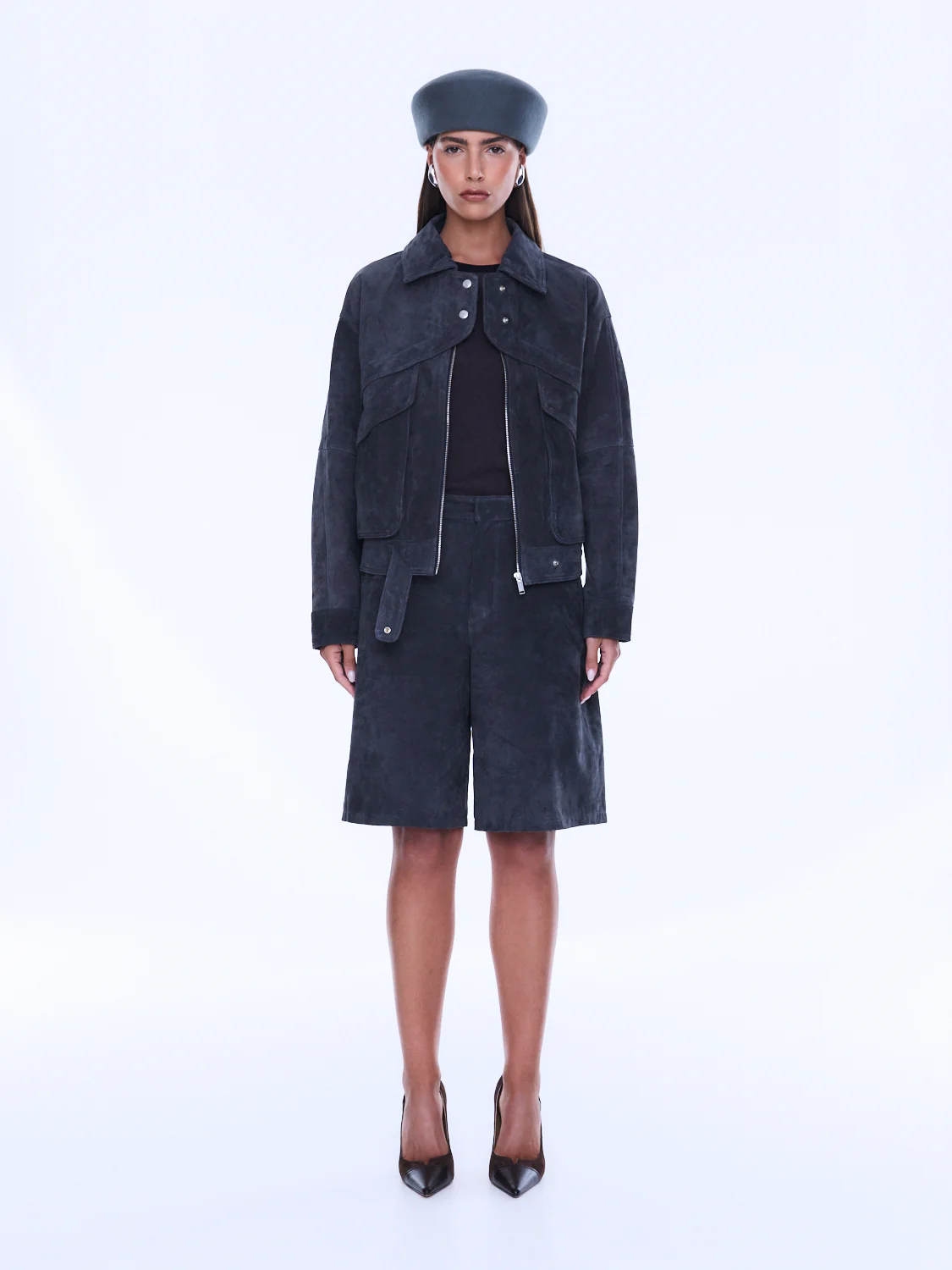 EMMA UTILITY SUEDE JACKET - Image 7