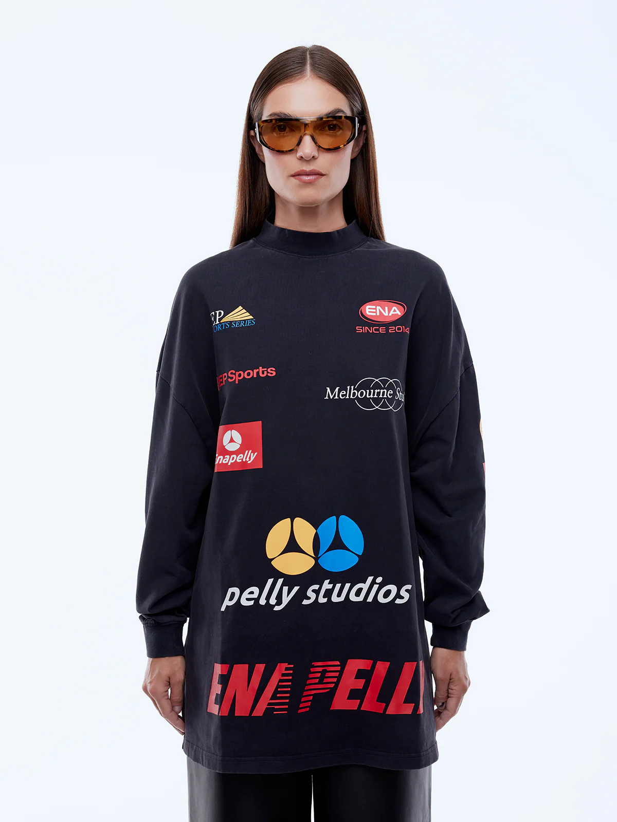 EP BADGE LONG SLEEVE TEE DRESS - Image 5