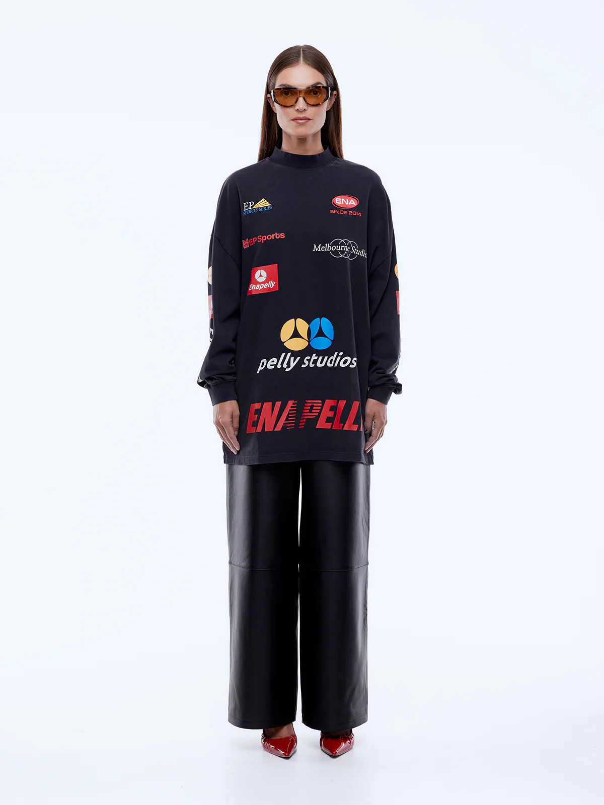 EP BADGE LONG SLEEVE TEE DRESS - Image 6