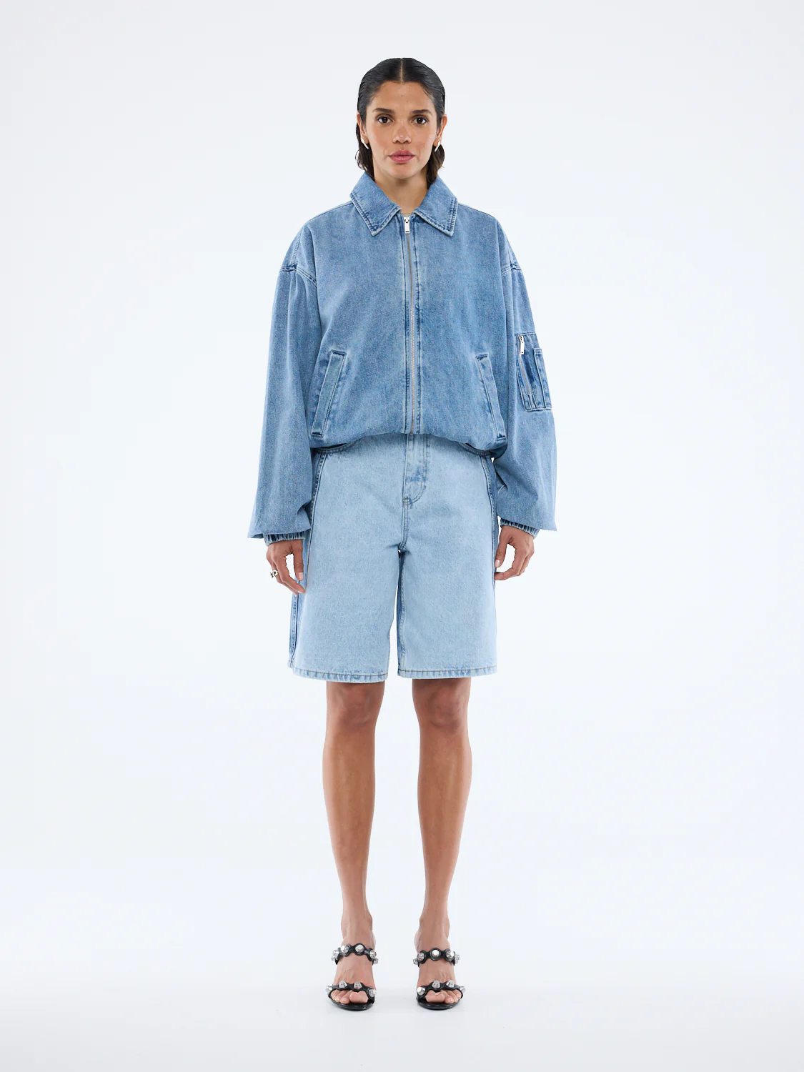 HARLOW DENIM BOMBER - Image 3