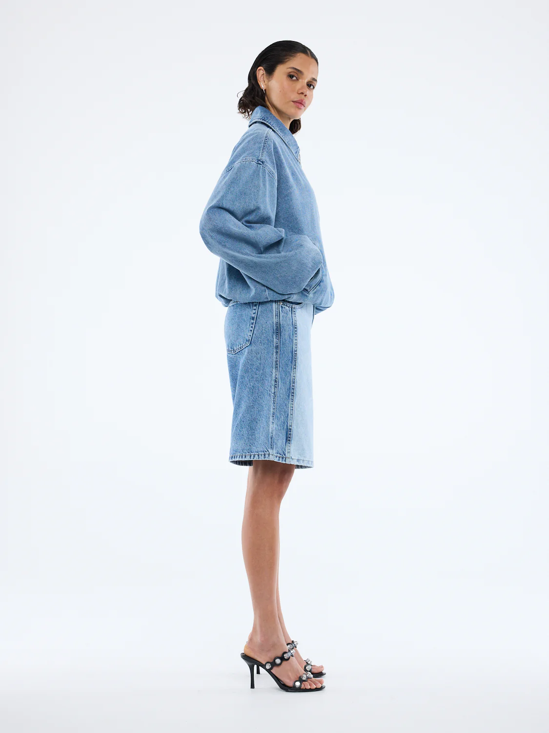 HARLOW DENIM BOMBER - Image 4