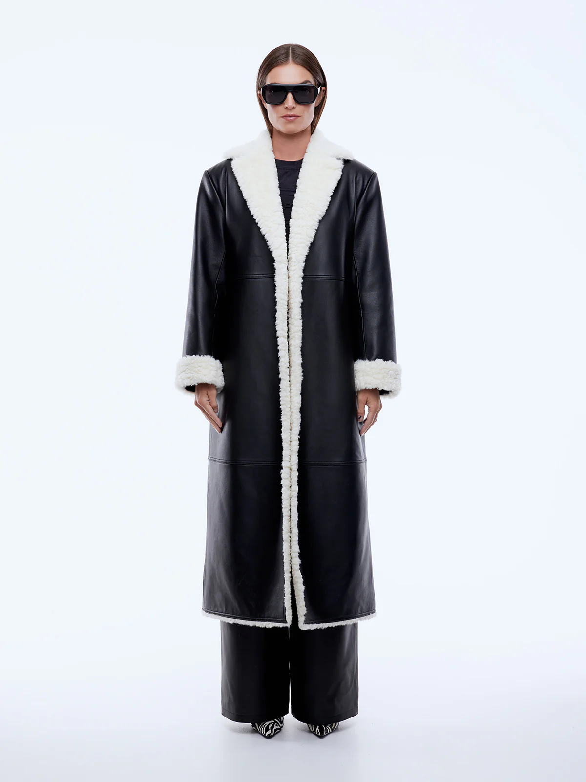 JAMIE LEATHER COAT - Image 3