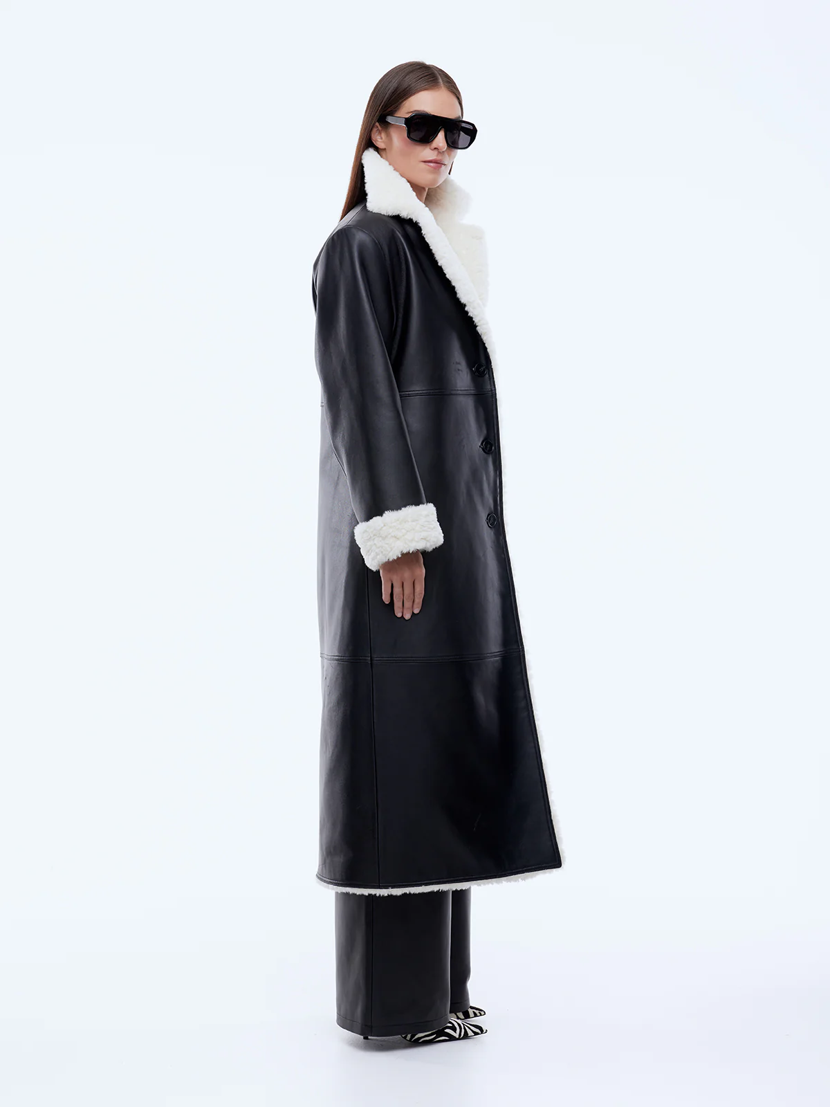 JAMIE LEATHER COAT - Image 6