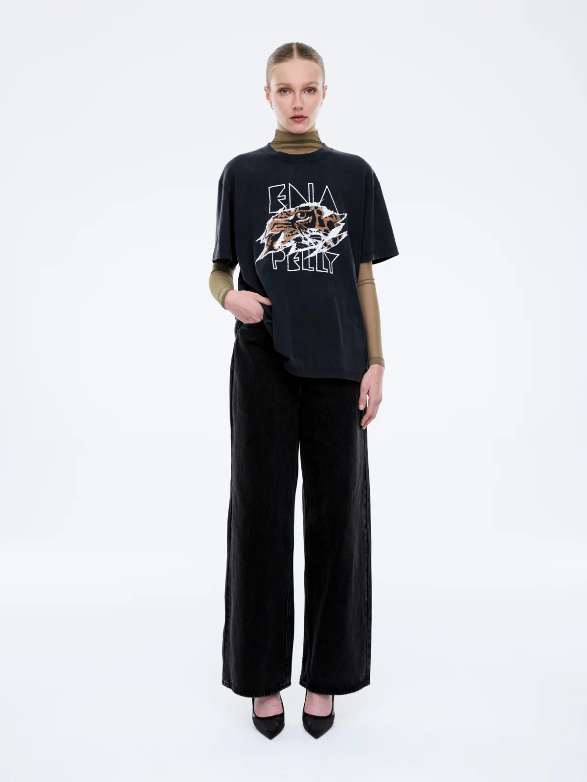 Jessie Oversized Tee Tigers Eye - Image 3