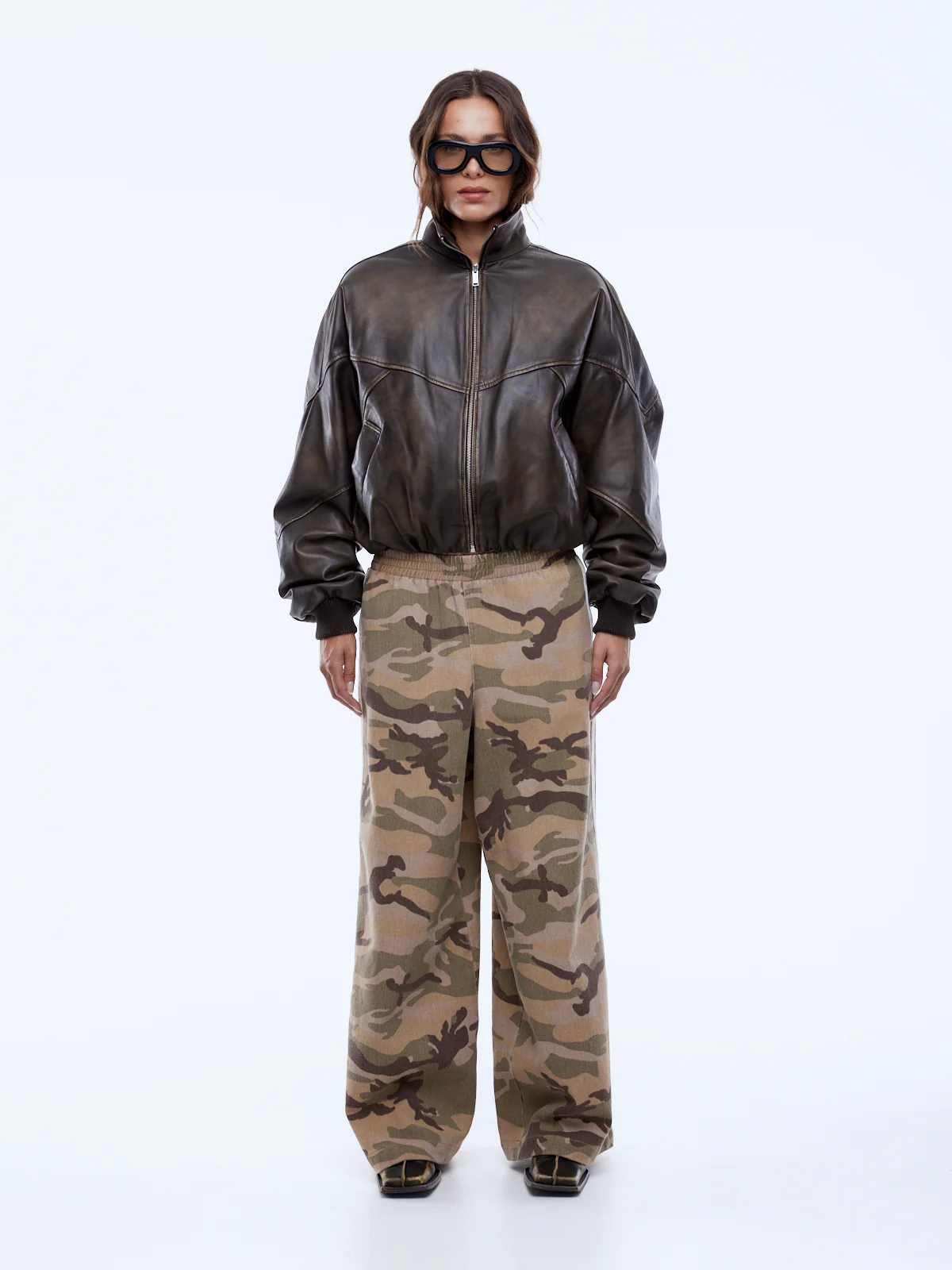 MARI LEATHER BOMBER - Image 6
