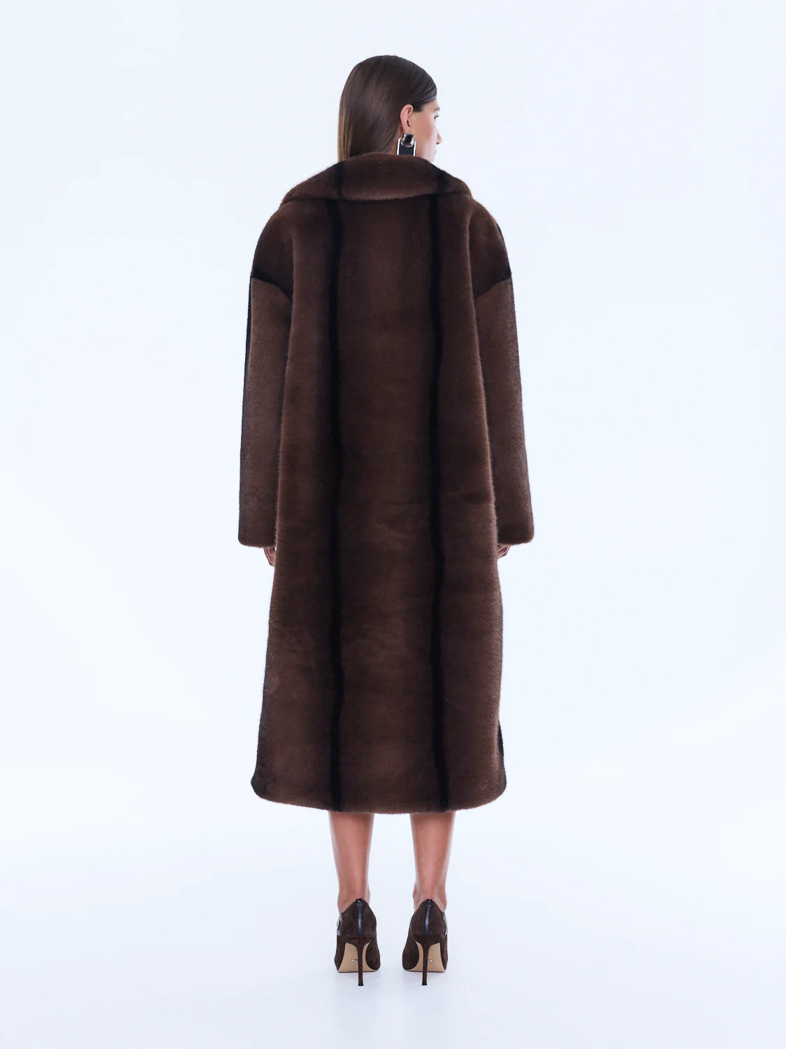 NOVA LONGLINE FAUX FUR JACKET - Image 4