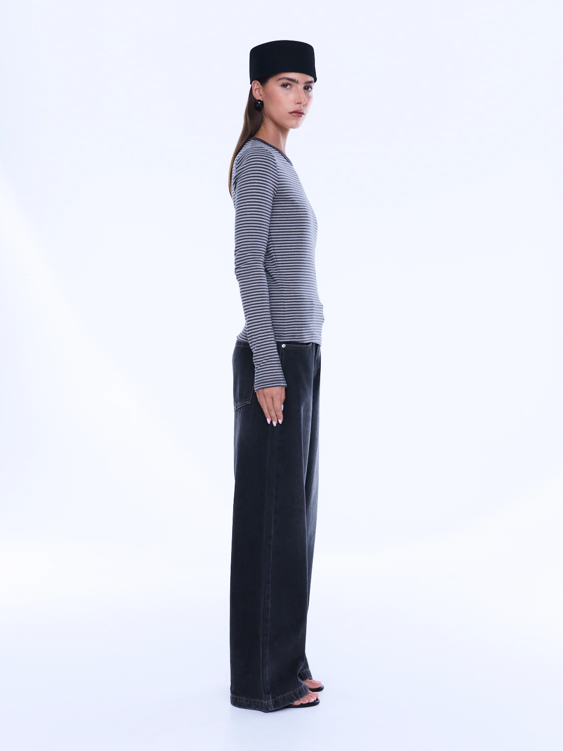 PIPER LONG SLEEVE STRIPE TOP - Image 3