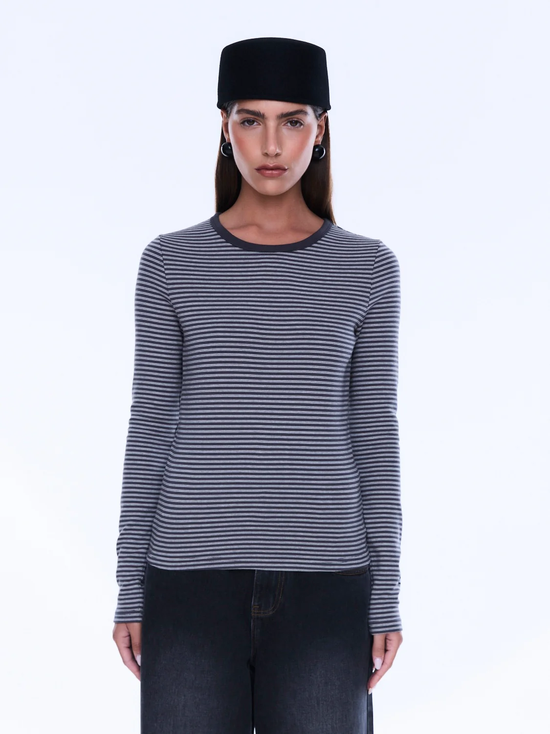 PIPER LONG SLEEVE STRIPE TOP - Image 5