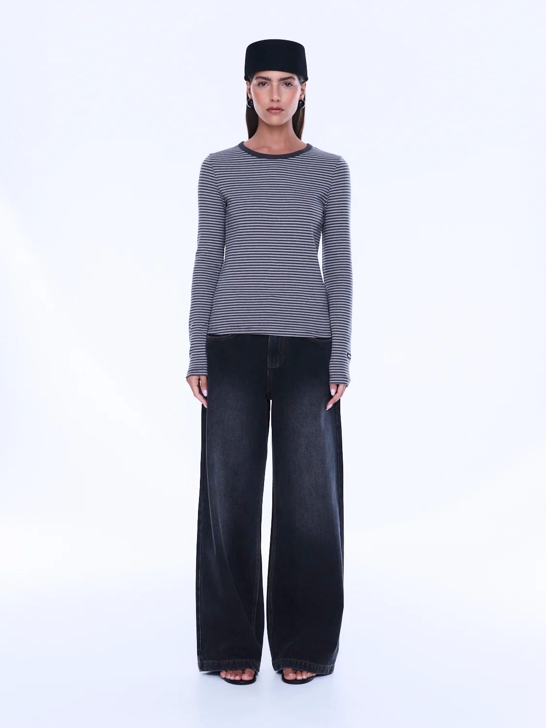 PIPER LONG SLEEVE STRIPE TOP - Image 6