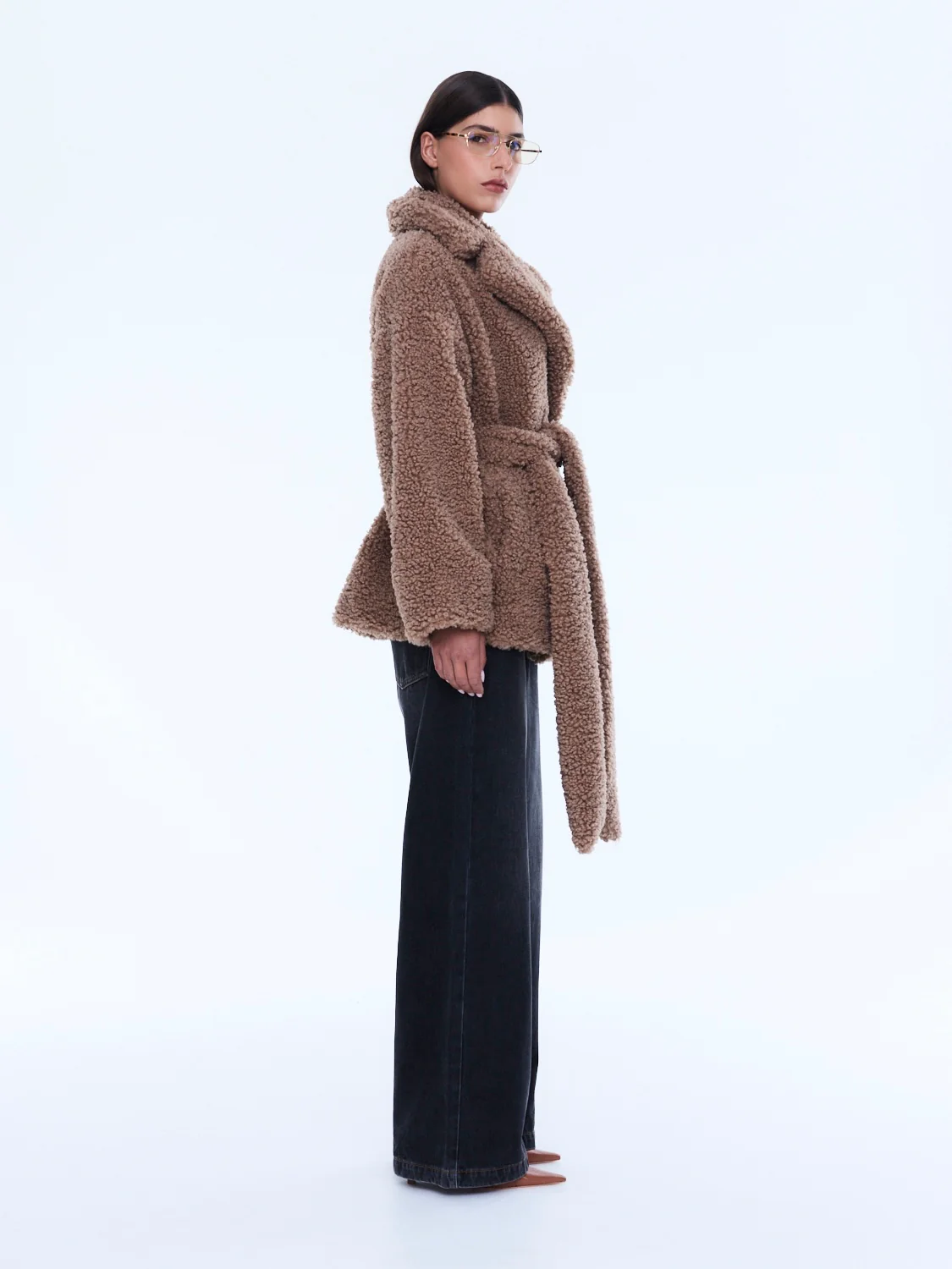 QUINN FAUX FUR ROBE - Image 3