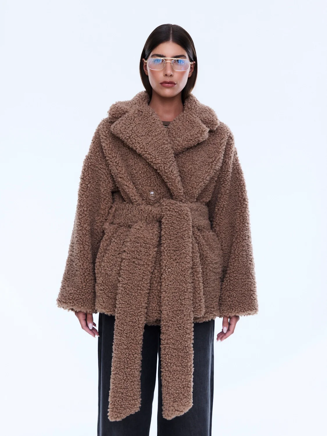 QUINN FAUX FUR ROBE - Image 5